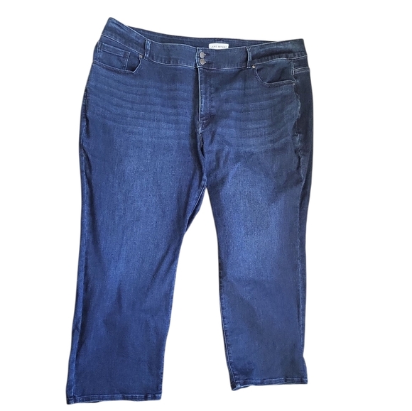Lane Bryant Denim - Lane Bryant Tighter Tummy Fit High-Rise Slim Straight Jeans Flex Magic Waistband